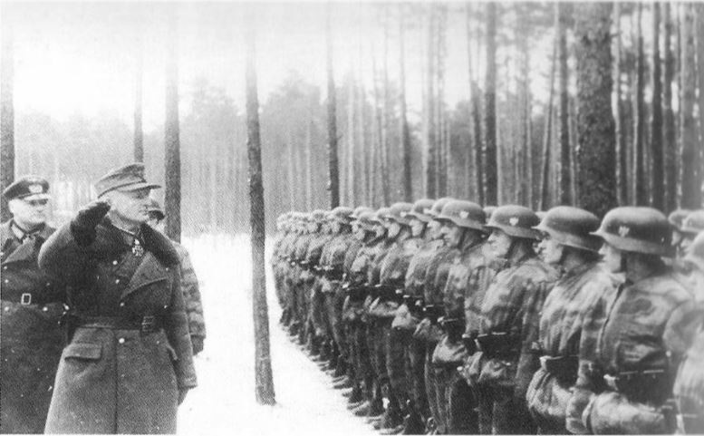 Reparto della divisione tedesca Grossdeutschland in Prussia Orientale prima dellattacco sovietico